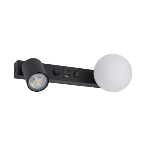 TK VILÁGÍTÁS FALI LÁMPA+USB VOX 10152 GU10+G9 WH/BL