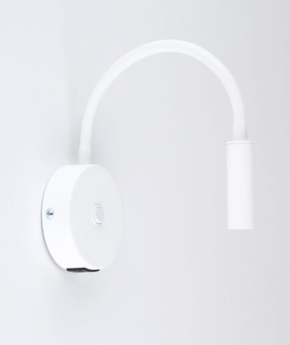 TK VILÁGÍTÁS FALI LÁMPA+USB LAGOS 10202 1XG9 FEHÉR