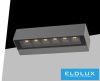 UNIVERSO Kültéri fali lámpa 14w 1100lm CCT kapcsolóval 220x71x48mm IP65 szürke 5év