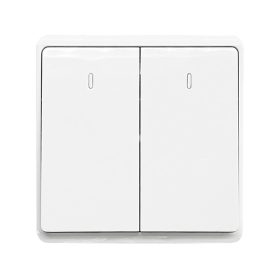 LONDONI KÉTGOMBOS KÉTIRÁNYÚ KAPCSOLÓ FEHÉR