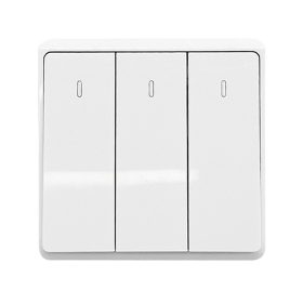 LONDONI HÁROMGOMBOS EGYIRÁNYÚ KAPCSOLÓ FEHÉR