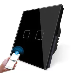 WI-FI SMART TOUCH EU 1 GANGOS, EGYUTAS KAPCSOLÓ FEKETE