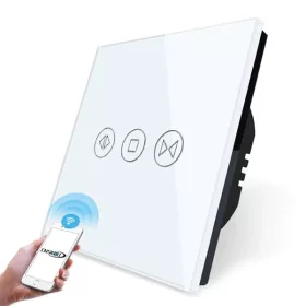 WI-FI SMART TOUCH EU FÜGGÖNYKAPCSOLÓ FEHÉR
