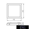 KANLUX TYBIA LED 38W-NW B lámpa