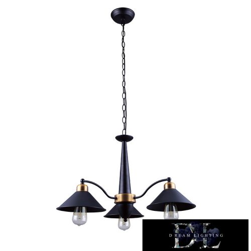 ELDLUX BELLA csillár 3×E27 fekete