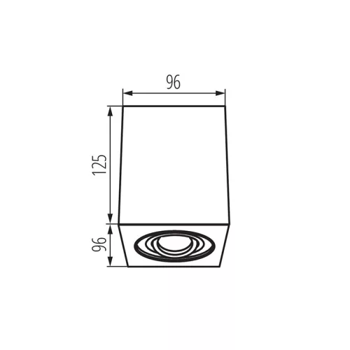 KANLUX GORD DLP 50-W lámpa GU10