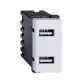 LECCE USB ALJZAT DUPLA FEHÉR  