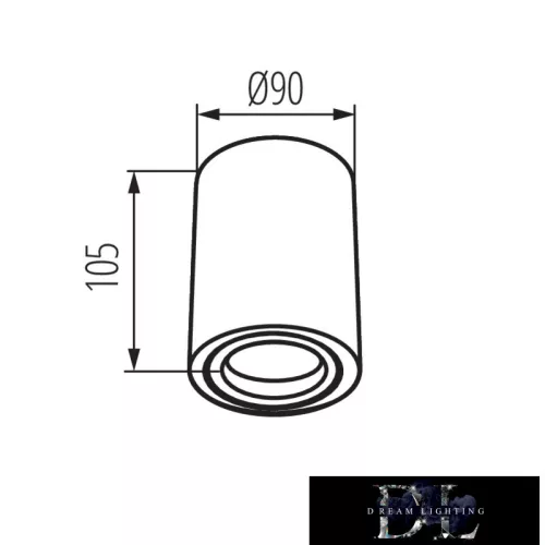 KANLUX TOLEO DTO50-B lámpa GU10