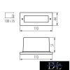 KANLUX TAXI SMD P C/M-WW lámpa