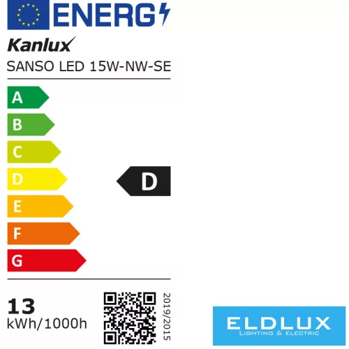 KANLUX SANSO LED 15W-NW-SE