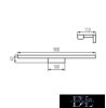 KANLUX ASTEN IP44 15W-NW-B lámpa