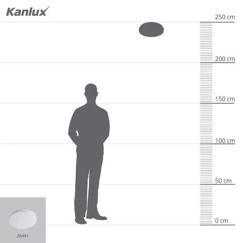 KANLUX VARSO LED 18W-NW-O-SE lámpa