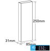 UNIVERSO Fali lámpa LED 8w 734lm CCT.kap IP65 Fehér 85x250x31mm