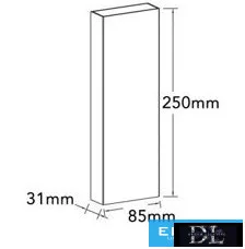 UNIVERSO Fali lámpa LED 8w 734lm CCT.kap IP65 Fehér 85x250x31mm