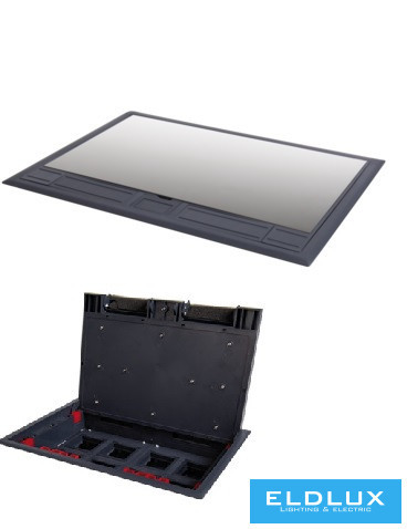 KANLUX Padlódoboz MOWION BIURO+ Antracit 16 modul
