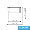 KANLUX Padlódoboz MOWION BIURO+ Antracit 3 modul