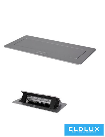 KANLUX Padlódoboz MOWION BIURO+ Antracit 6 modul