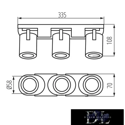 KANLUX LAURIN EL-3I B lámpa GU10