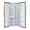 EL-689R Side-by-Side kétajtós hűtőszekrény ezüst színben, 548L 1788mm
