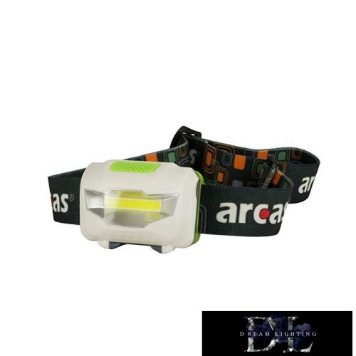 ARCAS LED fejlámpa 120lm 4-mod 15m 3xAAA IP44