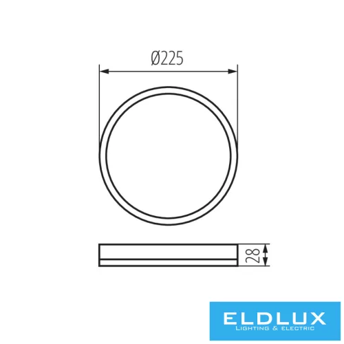 KANLUX AZPO LED 11,8W-NW-O-B lámpa