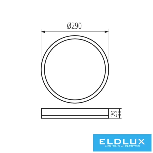 KANLUX AZPO LED 18,5W-NW-O-W lámpa