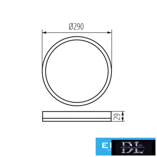KANLUX AZPO LED 18,5W-CCT Kapcs. lámpa 