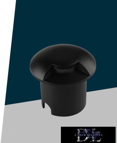 UNIVERSO Taposólámpa LED 1w 50lm 3000k 105° IP67 fekete Ø60x54mm