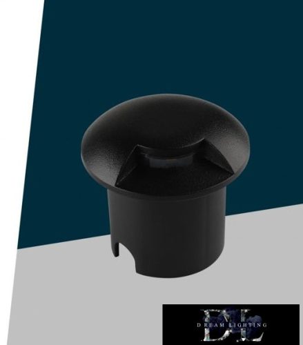 UNIVERSO Taposólámpa LED 1w 50lm 4000k 105° IP67 fekete Ø60x54mm