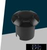 UNIVERSO Taposólámpa LED 1w 50lm 4000k 360° IP67 fekete Ø60x54mm