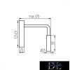 KANLUX TONIL II LED B 3,3W WW lámpa fekete