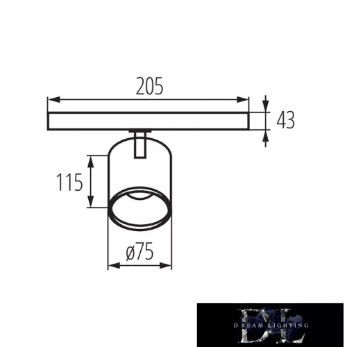 KANLUX ATL1 18W-930-S6-B lámpa