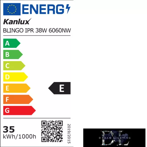 KANLUX BLINGO IPR38W 6060NW 4000k 3800lm lámpa IP44/IP20