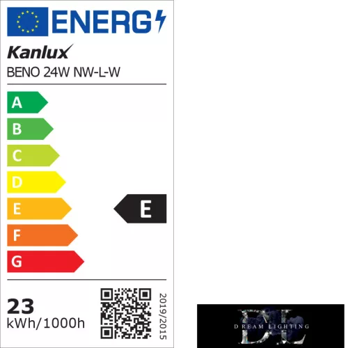 KANLUX BENO 24W NW-L-W lámpa