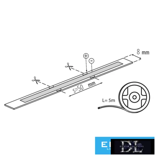 KANLUX  LCOB 10W/M 24V IP20-WW  5M