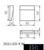 KANLUX DULI LED 4W-NW-L-GR lámpa 