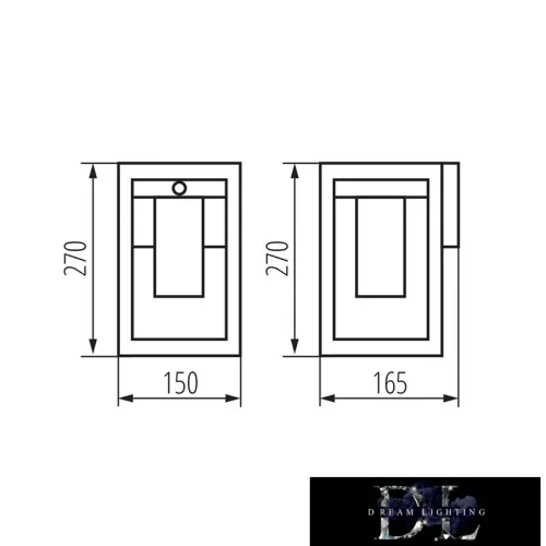 KANLUX VIMO EL 27 SE-B kerti lámpa