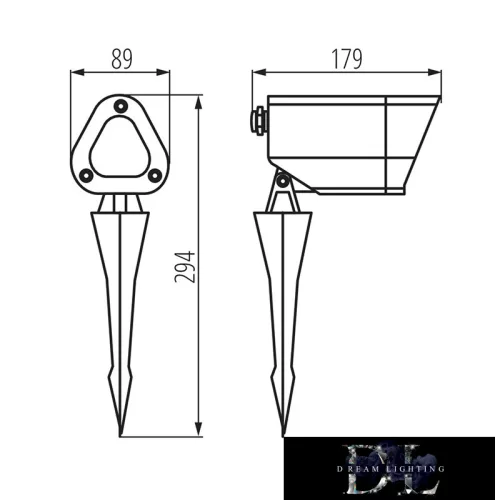 KANLUX VORA SP 20 GR lámpa