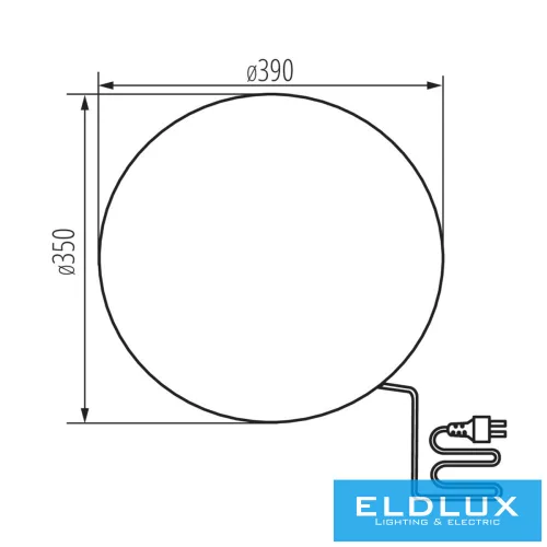 KANLUX STONO 390 N lámpa E27