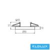 KANLUX TINY BORD DTO-B dekor. keret SPOT