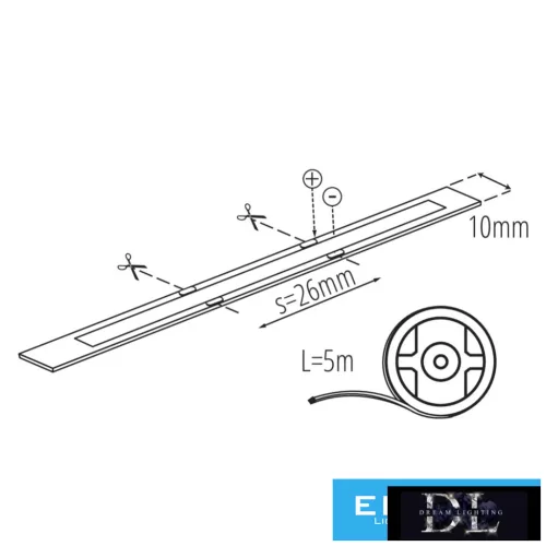 KANLUX LCOB 14W/M CCT 5m 1260 lm/m 3 év 90ra+ IP20 24V