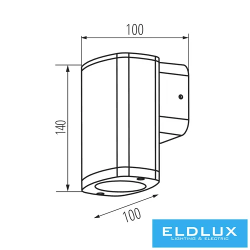 KANLUX ZEVI EL 1GU10 B lámpa