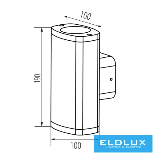 KANLUX ZEVI EL 2GU10 B lámpa