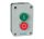 TOKOZOTT NYOMÓGOMB BP213 1NO;1NC IP65 1 PIROS, 1 ZÖLD
