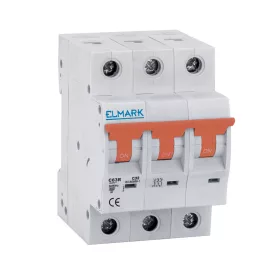   C63R 20A 3P 6kA CURVE C MINIATURE CIRCUIT BREAKER C63R 20A 3P 6kA CURVE C