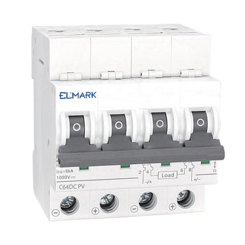 MCB DC64 32A 4P 6KA 1000V C GÖRBE PV RENDSZEREKHEZ