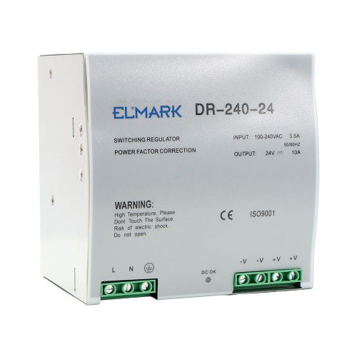 DR-240-24 TÁPEGYSÉG 24V KIMENETI FESZÜLTSÉG 240W