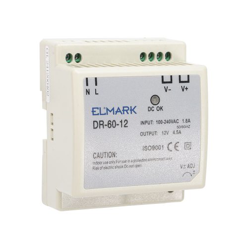 DR-60-12 TÁPEGYSÉG 12V KIMENETI FESZÜLTSÉG 60W
