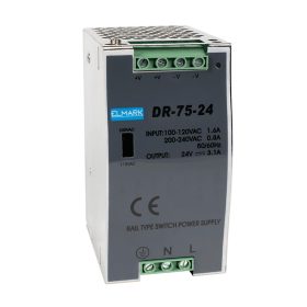 DR-75-12 BEMENETI 12V KIMENETI FESZÜLTSÉG