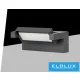 UNIVERSO Kültéri fali lámpa 21w 1800lm CCT kapcsolóval 203x108x80mm IP65 szürke 5év
